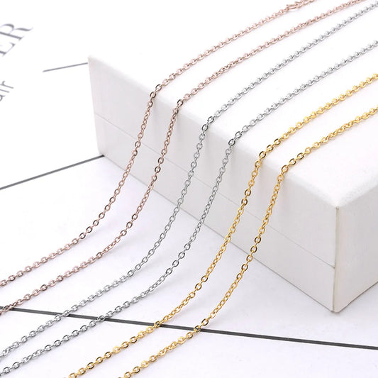 Basic Geometric Stainless Steel Plating Necklace