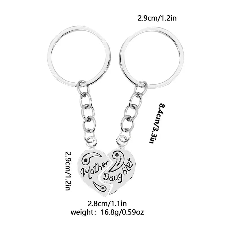 Basic Heart Shape Alloy Epoxy Plating Diamond Artificial Diamond Magnet Women'S Bag Pendant Keychain