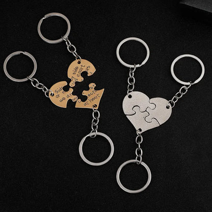 Basic Heart Shape Alloy Epoxy Plating Diamond Artificial Diamond Magnet Women'S Bag Pendant Keychain