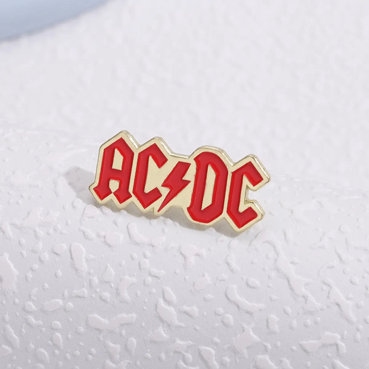 Basic Letter Alloy Plating Unisex Brooches