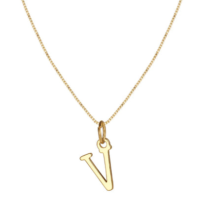 Basic Letter Alloy Plating Women'S Pendant Necklace