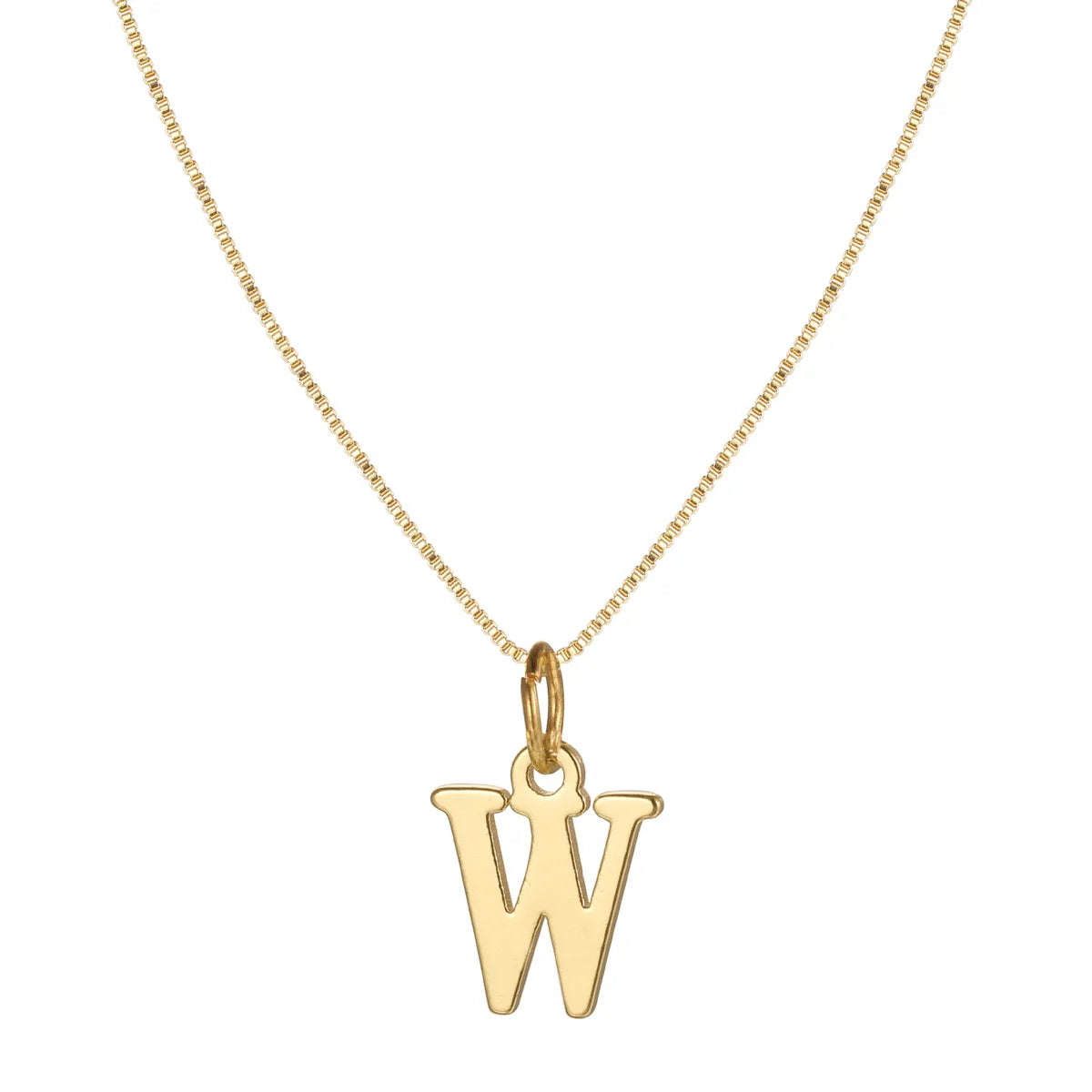 Basic Letter Alloy Plating Women'S Pendant Necklace