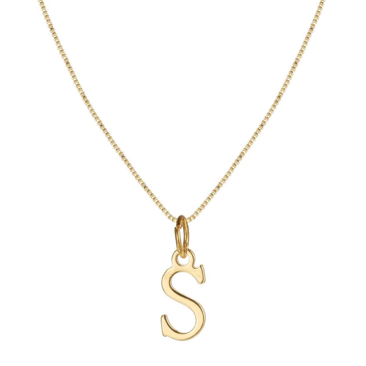 Basic Letter Alloy Plating Women'S Pendant Necklace