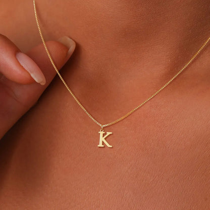 Basic Letter Alloy Plating Women'S Pendant Necklace