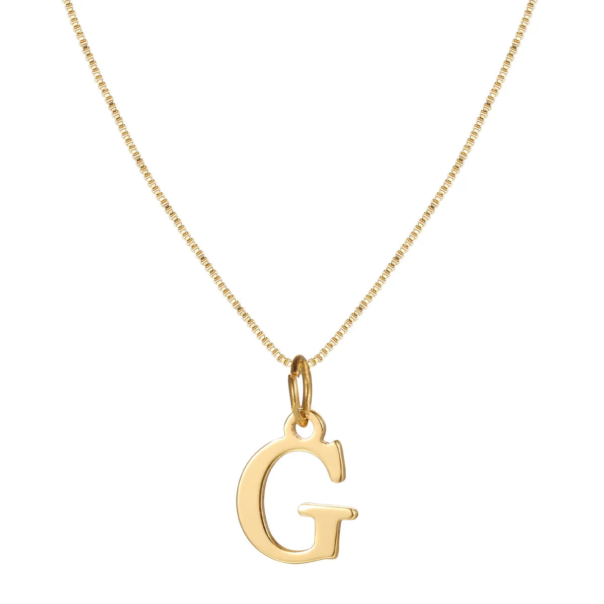 Basic Letter Alloy Plating Women'S Pendant Necklace