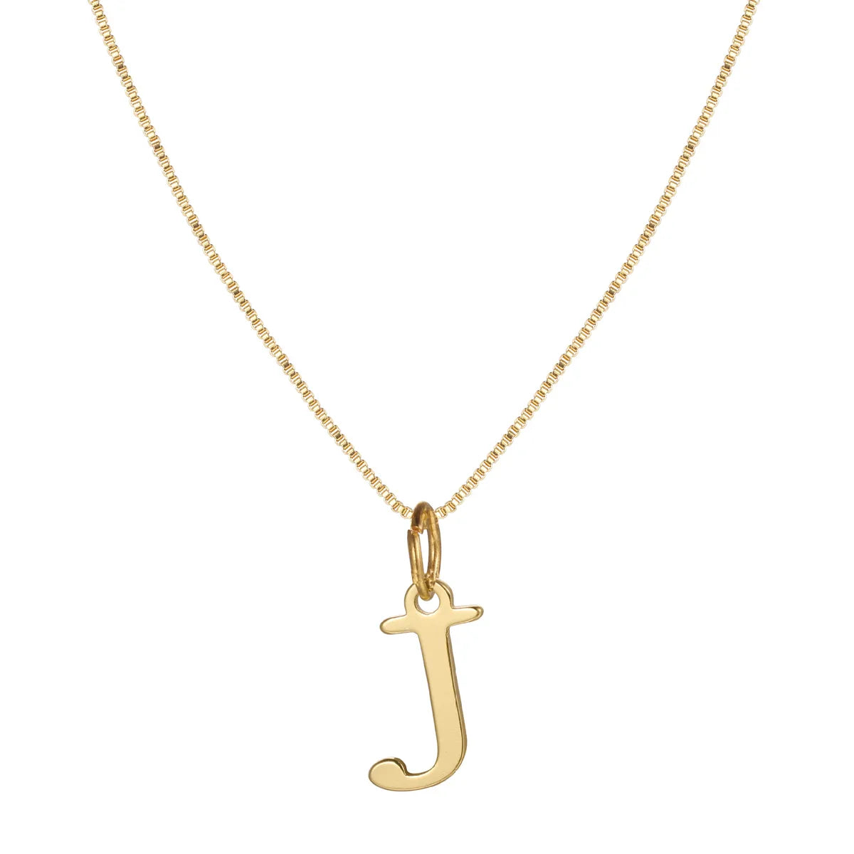 Basic Letter Alloy Plating Women'S Pendant Necklace