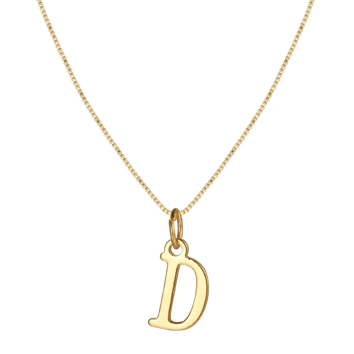 Basic Letter Alloy Plating Women'S Pendant Necklace