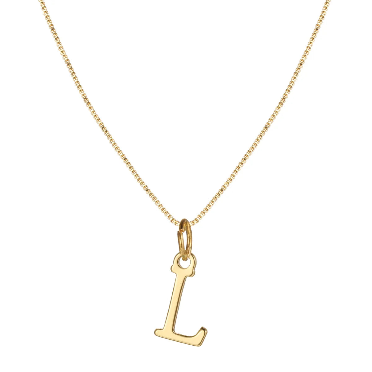 Basic Letter Alloy Plating Women'S Pendant Necklace