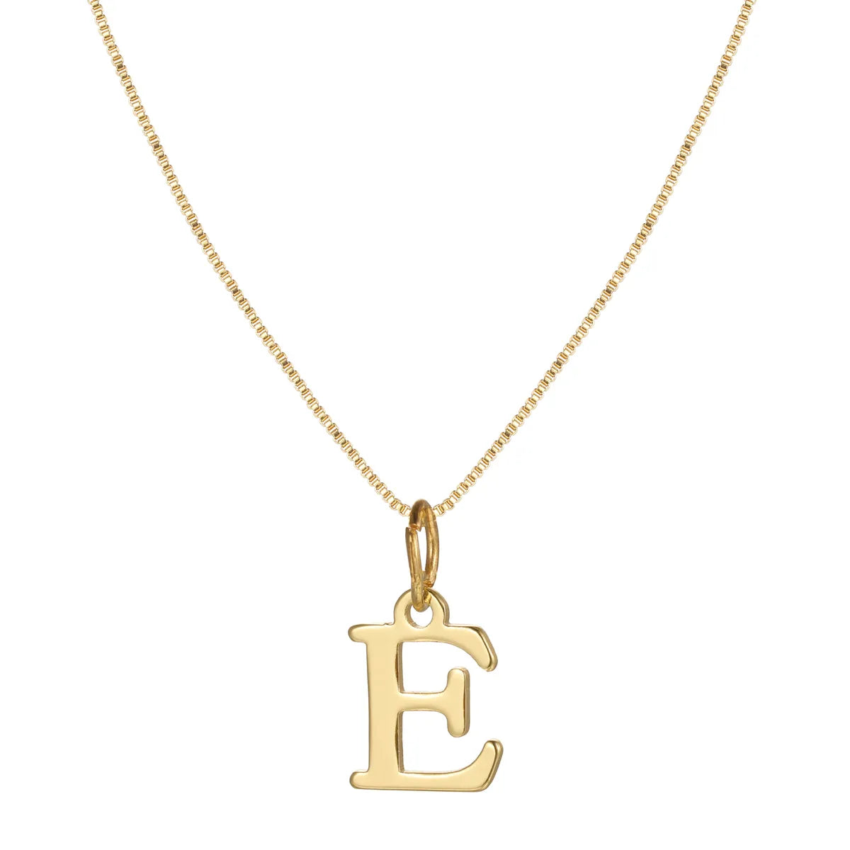 Basic Letter Alloy Plating Women'S Pendant Necklace