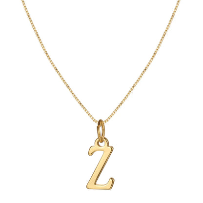 Basic Letter Alloy Plating Women'S Pendant Necklace