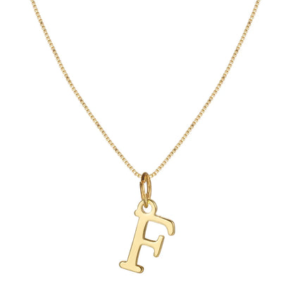 Basic Letter Alloy Plating Women'S Pendant Necklace