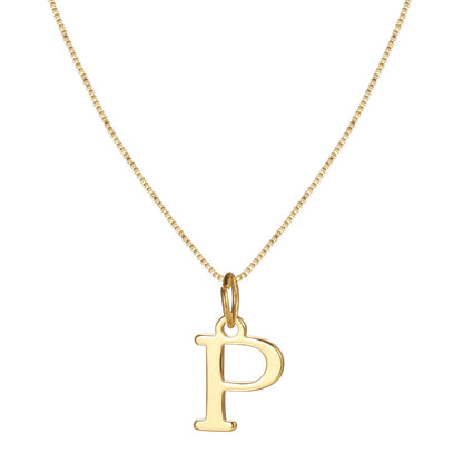 Basic Letter Alloy Plating Women'S Pendant Necklace