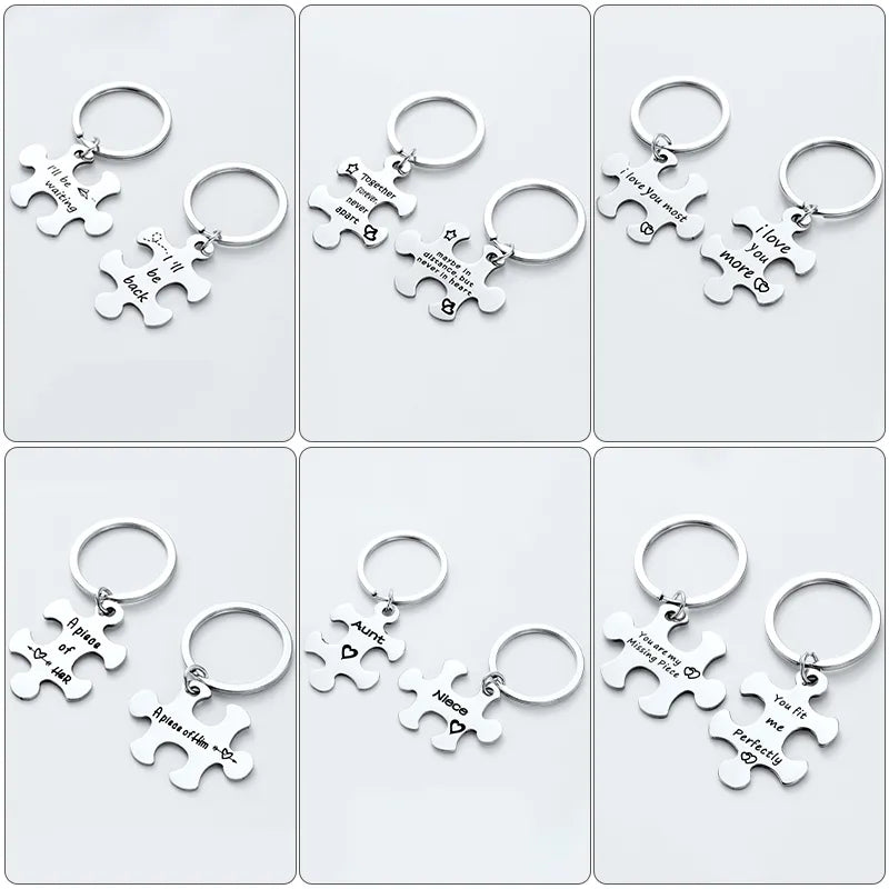 Basic Letter Stainless Steel Alloy Valentine'S Day Bag Pendant Keychain