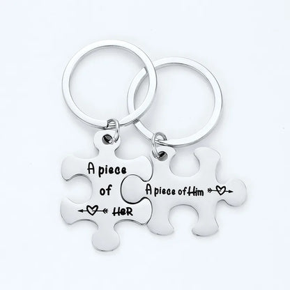 Basic Letter Stainless Steel Alloy Valentine'S Day Bag Pendant Keychain