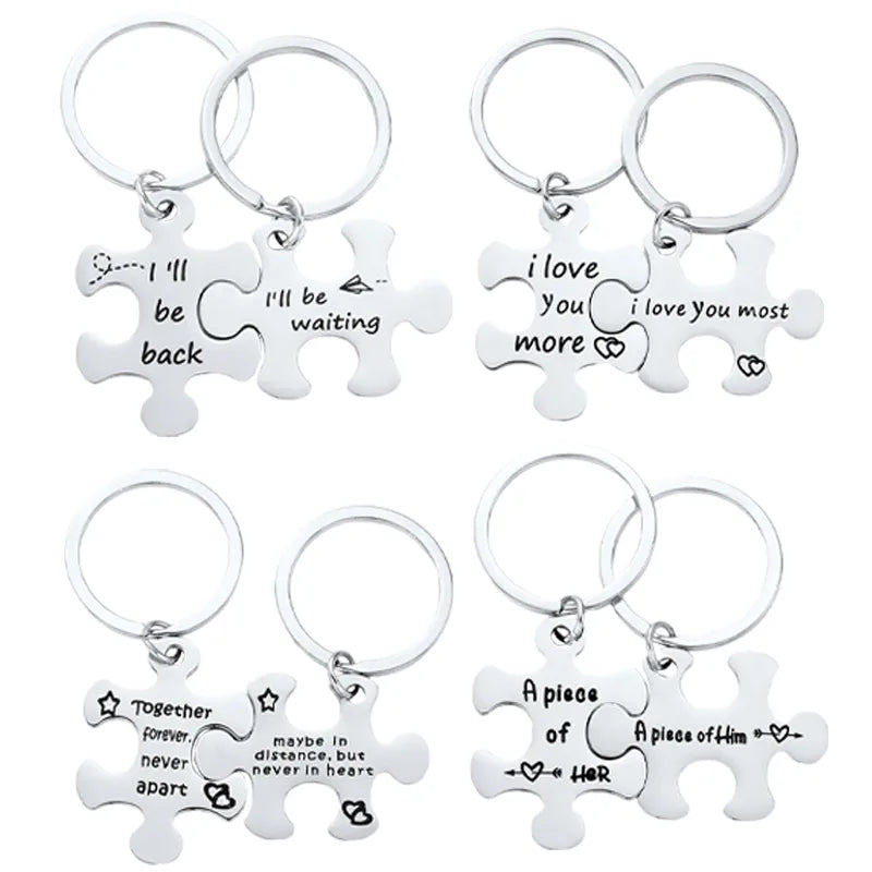 Basic Letter Stainless Steel Alloy Valentine'S Day Bag Pendant Keychain