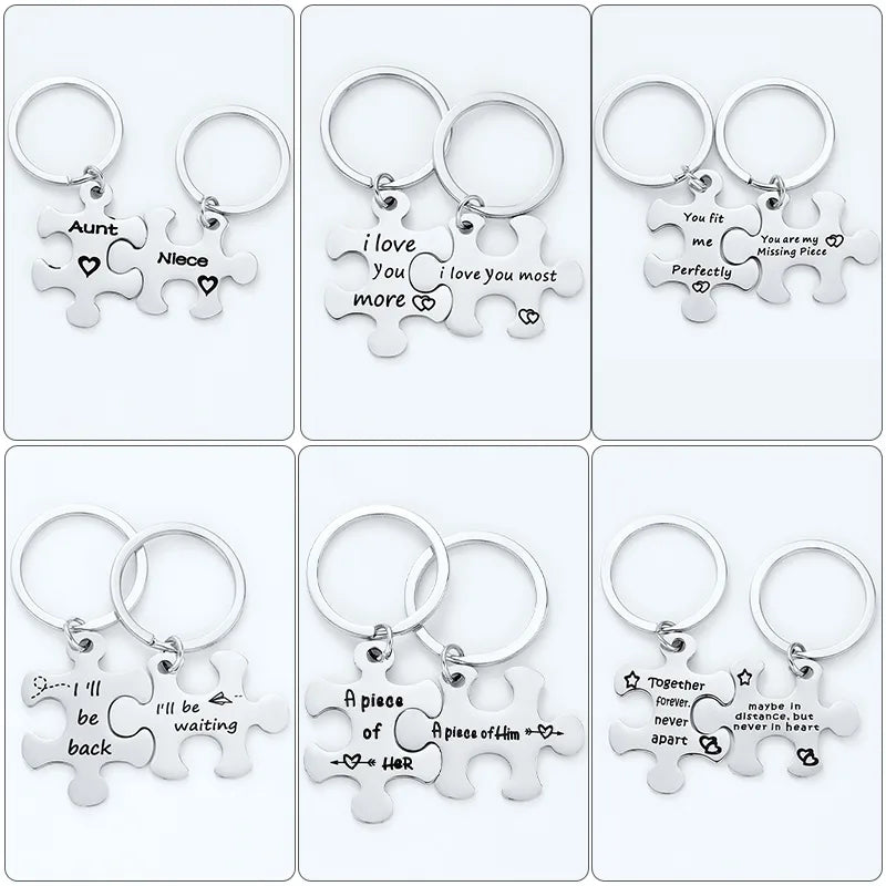 Basic Letter Stainless Steel Alloy Valentine'S Day Bag Pendant Keychain