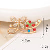 1 Piece Alloy Artificial Pearls Rhinestones Love Basic