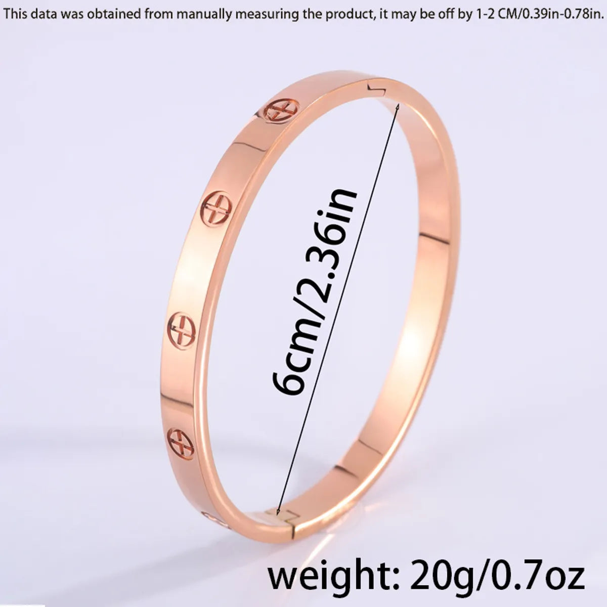 Basic Modern Style Classic Style Cross Titanium Steel Bangle In Bulk