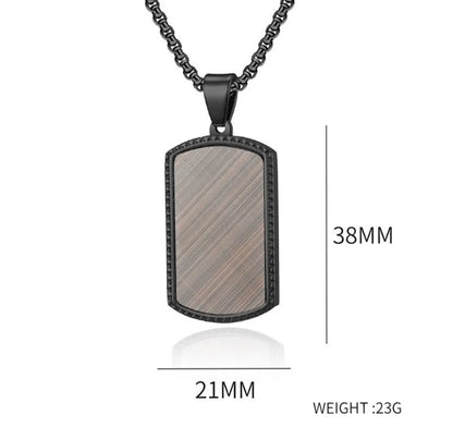 Basic Modern Style Classic Style Geometric 304 Stainless Steel Plating Men'S Pendant Necklace