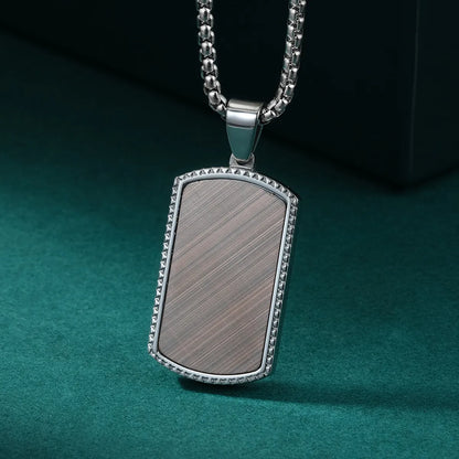 Basic Modern Style Classic Style Geometric 304 Stainless Steel Plating Men'S Pendant Necklace