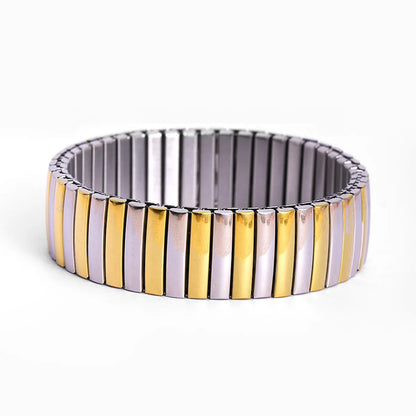 Basic Modern Style Classic Style Geometric 304 Stainless Steel Plating Women'S Bracelets