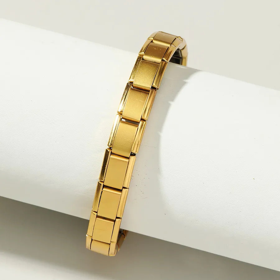 Basic Modern Style Classic Style Geometric 304 Stainless Steel Women'S Bracelets