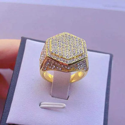 Basic Modern Style Classic Style Geometric Alloy Men'S Rings