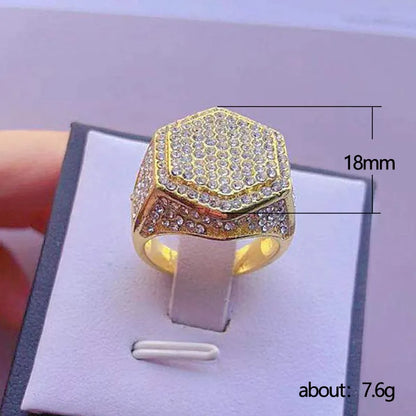 Basic Modern Style Classic Style Geometric Alloy Men'S Rings