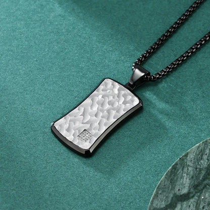 Basic Modern Style Classic Style Geometric Color Block Titanium Steel Plating Inlay Zircon Unisex Pendant Necklace