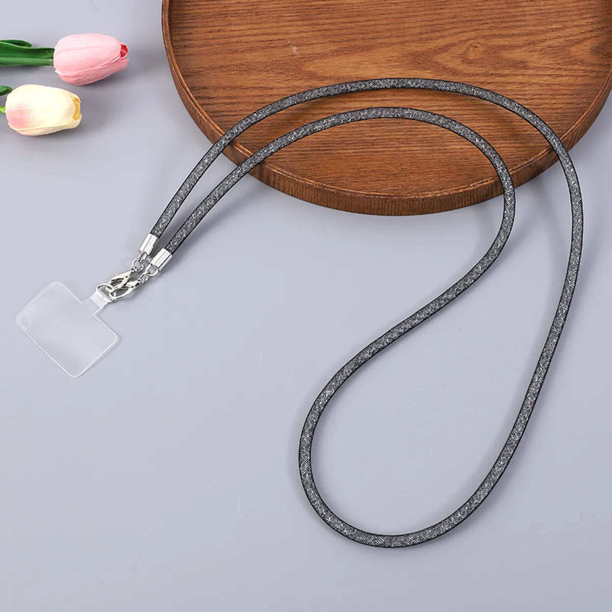 Basic Modern Style Classic Style Geometric Plastic Rope Bag Pendant Mobile Phone Chain