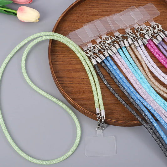 Basic Modern Style Classic Style Geometric Plastic Rope Bag Pendant Mobile Phone Chain