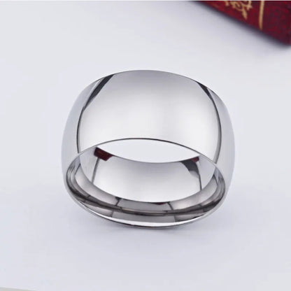 Basic Modern Style Classic Style Geometric Solid Color 304 Stainless Steel Men'S Rings