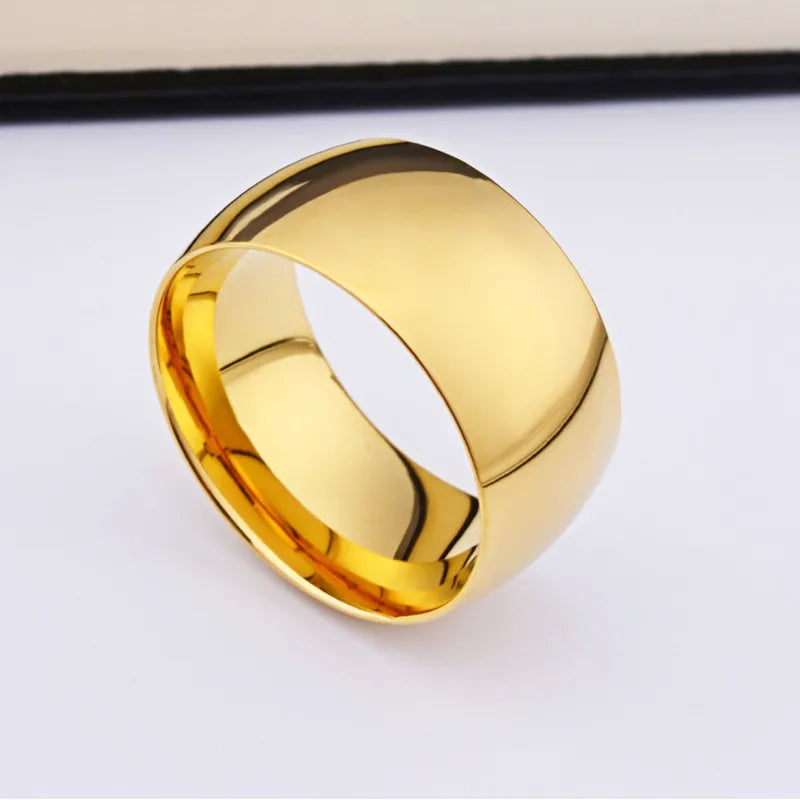 Basic Modern Style Classic Style Geometric Solid Color 304 Stainless Steel Men'S Rings