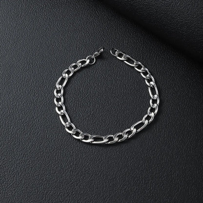 Basic Modern Style Classic Style Geometric Solid Color Titanium Steel Polishing Unisex Bracelets