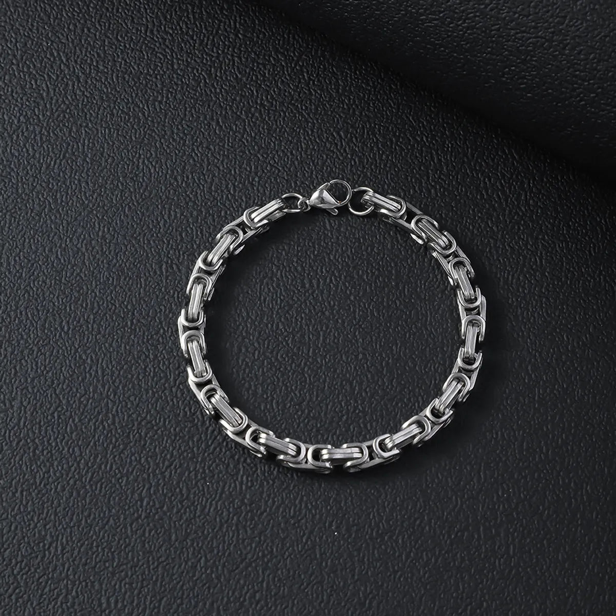 Basic Modern Style Classic Style Geometric Solid Color Titanium Steel Polishing Unisex Bracelets