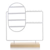 Basic Modern Style Classic Style Geometric Solid Wood Iron Plating Jewelry Display Jewelry Rack