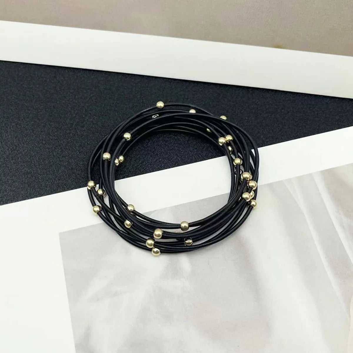 Basic Modern Style Classic Style Geometric Titanium Steel Bracelets In Bulk