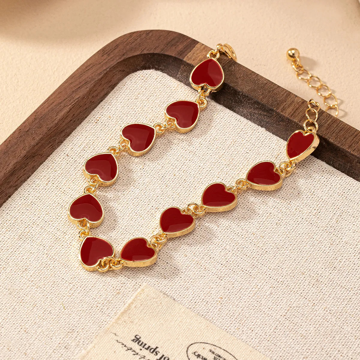 Basic Modern Style Classic Style Heart Shape Alloy Iron Mother'S Day Women's Bracelets