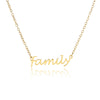 Basic Modern Style Classic Style Letter 18K Gold Plated 304 Stainless Steel Zinc Alloy Wholesale Pendant Necklace