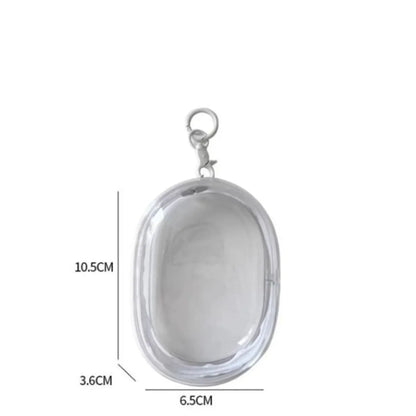 Basic Modern Style Classic Style Oval PVC Data Cable Storage Bag 1 Piece