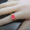 Basic Modern Style Classic Style Star Leaves Heart Shape Metal Enamel Plating Unisex Open Rings