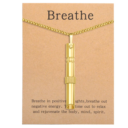 Basic Modern Style Classic Style Whistle Titanium Steel Polishing Unisex Pendant Necklace