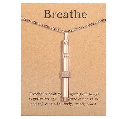 Basic Modern Style Classic Style Whistle Titanium Steel Polishing Unisex Pendant Necklace