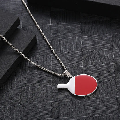 Basic Modern Style Geometric 304 Stainless Steel Epoxy 18K Gold Plated Unisex Pendant Necklace