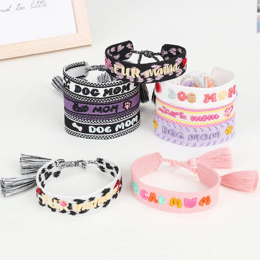 Basic Modern Style Letter Heart Shape Rope Wholesale Bracelets