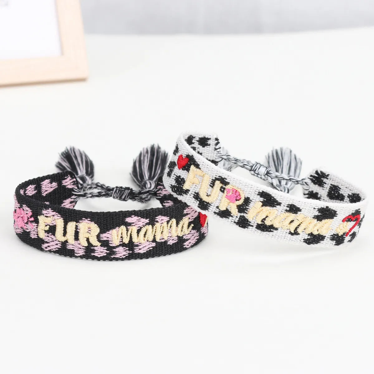 Basic Modern Style Letter Heart Shape Rope Wholesale Bracelets