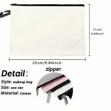 Basic National Flag Linen Square Makeup Bags