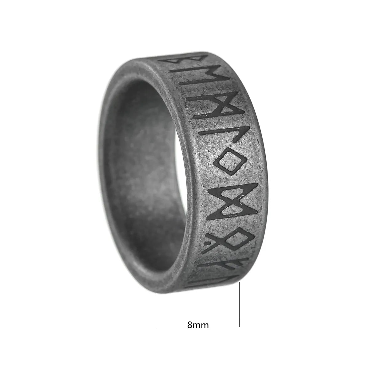 Basic Punk Classic Style Geometric 201 Stainless Steel Men'S Rings