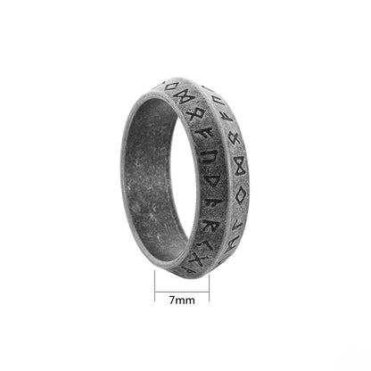 Basic Punk Classic Style Geometric 201 Stainless Steel Men'S Rings