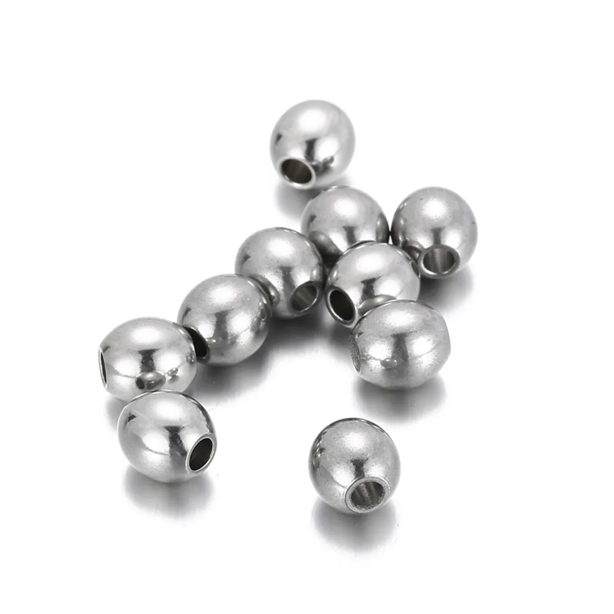 10 Pieces Stainless Steel Round